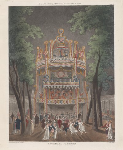 Vauxhall Garden, 2. října 1809, 2. října 1809 od Thomas Rowlandson