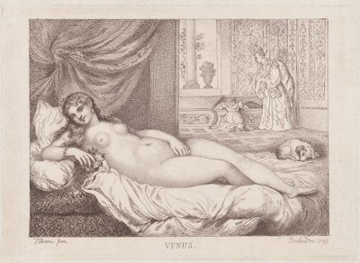 Urbinská Venuše, 1799., 1799. od Thomas Rowlandson