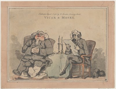 Vikář a Mojžíš, 1. dubna 1786., 1. dubna 1786. od Thomas Rowlandson