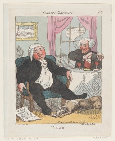 Vikář, 10. září 1799., 10. září 1799. od Thomas Rowlandson