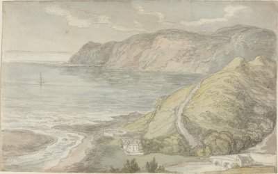 Pohled z Inn at Lynton od Thomas Rowlandson