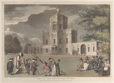 Pohled na observatoř, Oxford, 1. května 1810., 1. května 1810. od Thomas Rowlandson