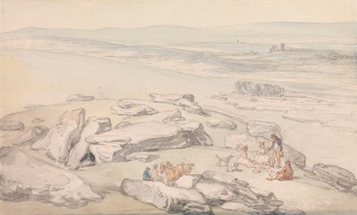 Zobrazit na Exmoor od Thomas Rowlandson