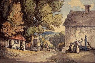 Náves od Thomas Rowlandson