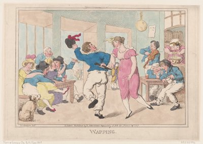 Wapping, září 1807, září 1807. od Thomas Rowlandson