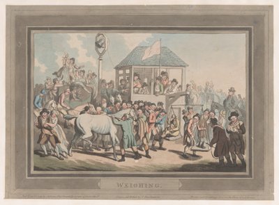 Vážení, 1. ledna 1799, 1. ledna 1799. od Thomas Rowlandson