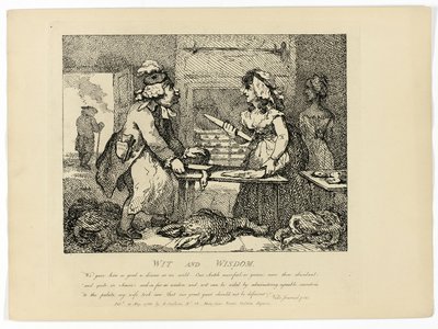 Důvtip a moudrost z Boswellovy cesty po Hebridách od Thomas Rowlandson