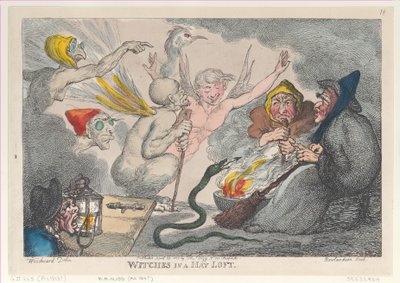 Čarodějnice na seně, 29. dubna 1807, 29. dubna 1807. od Thomas Rowlandson