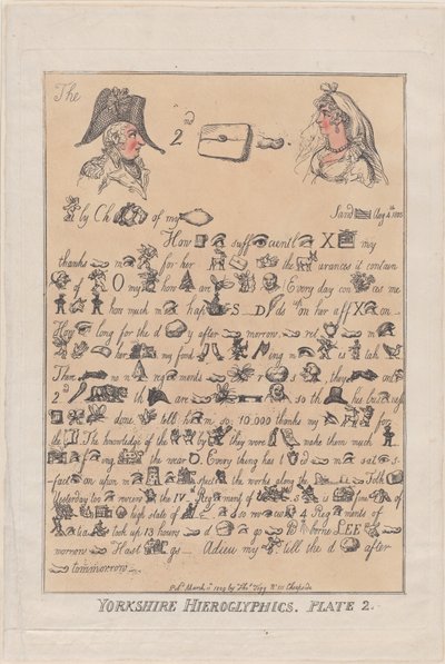 Yorkshire hieroglyfy, deska 2, 11. března 1809, 11. března 1809. od Thomas Rowlandson