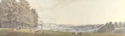 Pohled na Boxhill z Norbury Park, Surrey od Thomas Sandby