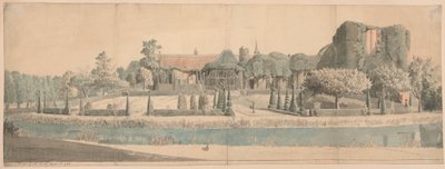 Pohled na zahradu od Thomas Sandby
