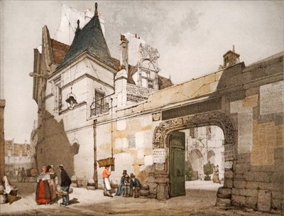 Hotel Cluny, exteriér kurtu od Thomas Shotter Boys