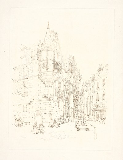 Hotel de Sens, Paříž od Thomas Shotter Boys