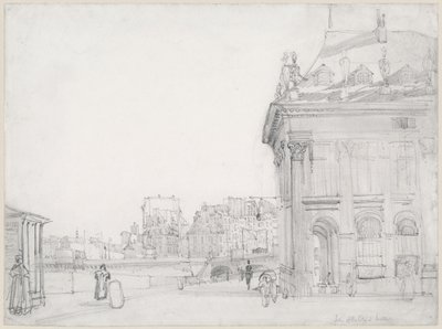 Ile de la Cité z Institutu v Paříži od Thomas Shotter Boys
