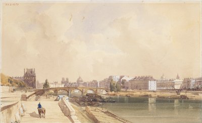 Pont Royal v roce 1833 od Thomas Shotter Boys