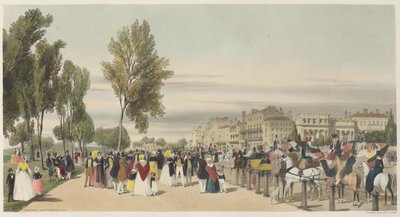 London As It Is: Hyde Park, poblíž Grosvenor Gate od Thomas Shotter Boys