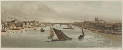 London As It Is: London Bridge, od Southwark Bridge od Thomas Shotter Boys