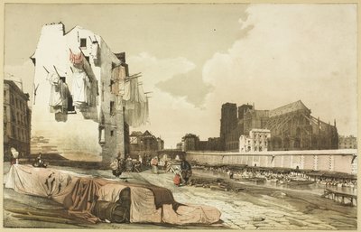 Notre-Dame, Paříž od Thomas Shotter Boys