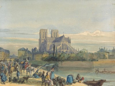 Notre-Dame, Paříž od Thomas Shotter Boys
