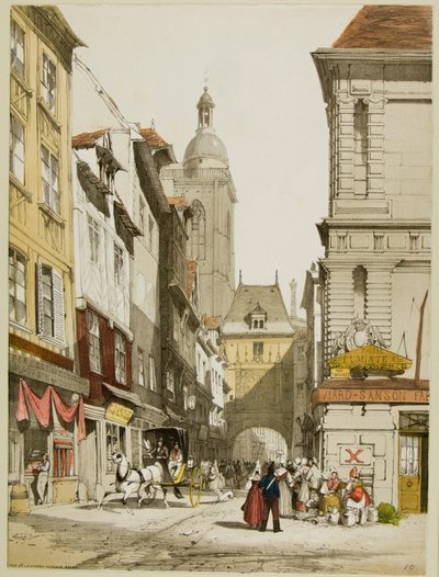 Malebná architektura v Paříži, Gentu, Antverpách, Touenu atd. od Thomas Shotter Boys