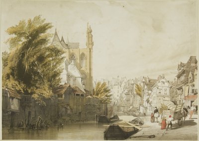 Malebná architektura v Paříži, Gentu, Antverpách, Touenu atd. od Thomas Shotter Boys