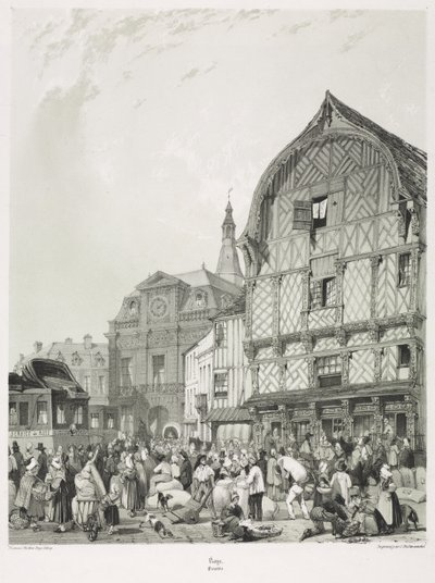 Malebné a romantické cesty ve staré Francii, Picardie (sv. 2): Roye od Thomas Shotter Boys