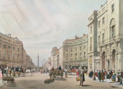 Regent Street, Pohled směrem k sloupu vévody z Yorku, z 