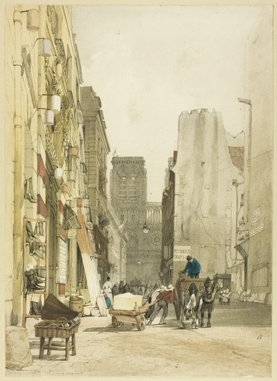 Rue Notre-Dame, Paříž od Thomas Shotter Boys