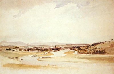 Seina v Rouen (akvarel na papíře) od Thomas Shotter Boys