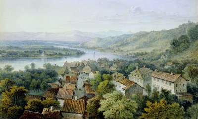 Pohled na Karlsruhe od Thomas Sidney Cooper