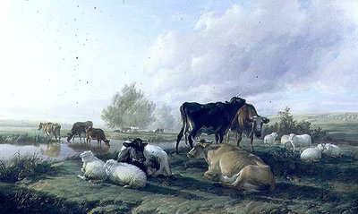 V White Hall Meadows, Canterbury od Thomas Sidney Cooper