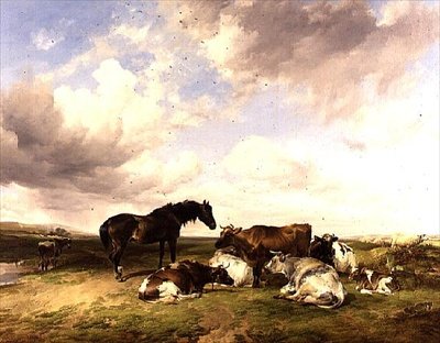 Letní přeháňky od Thomas Sidney Cooper