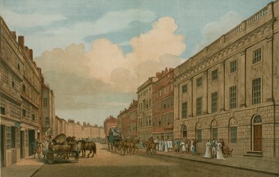 Dům obsazený Východoindickou společností, Leadenhall Street, Londýn, jak byl přestavěn v roce 1726 od Thomas Snr. Malton