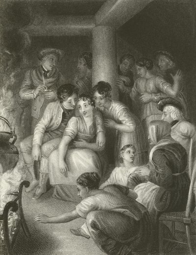 předvečer Všech svatých od Thomas Stothard