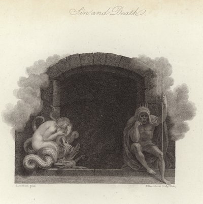 Hřích a smrt od Thomas Stothard