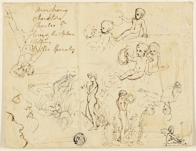 Náčrty k poezii Samuela Rogerse od Thomas Stothard