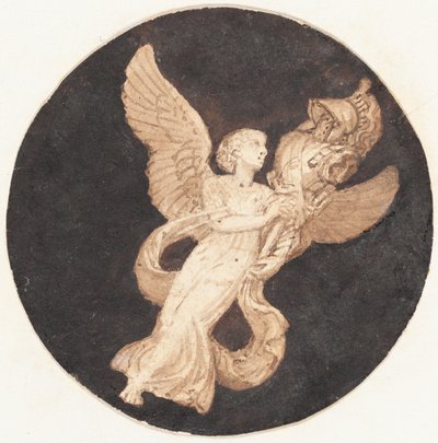 Viněta pro titulní stránku: „Okřídlené vítězství“ od Thomas Stothard