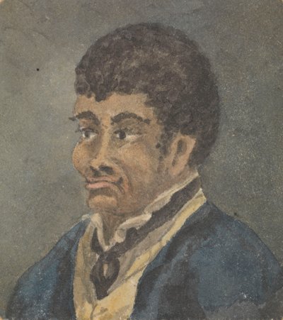 Portrét námořníka s tmavou pletí a vlasy od Thomas Streatfeild