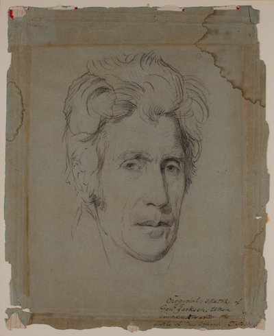 Andrew Jackson, po bitvě o New Orleans, kolem roku 1815 (kresba) od Thomas Sully