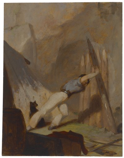 Stavba krytu, c.1856 od Thomas Sully