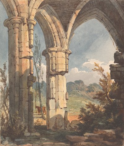 Krajina Při Pohledu Přes Zničené Podloubí od Thomas Sully