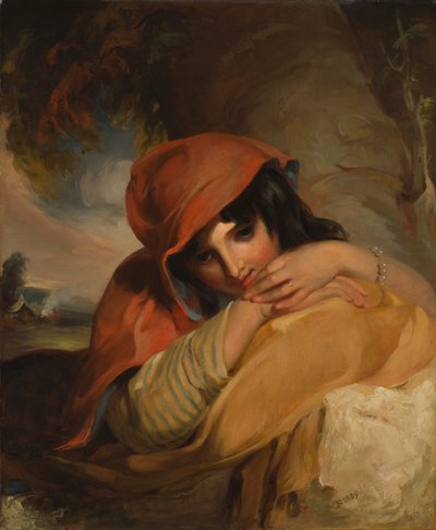 Cikánská dívka od Thomas Sully