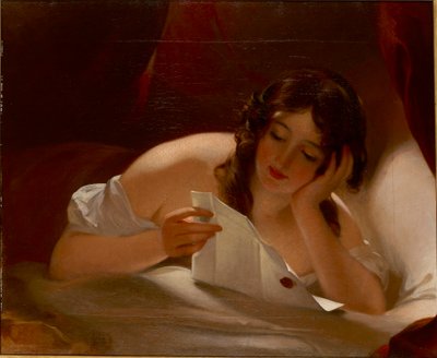 Milostný dopis, 1834 od Thomas Sully