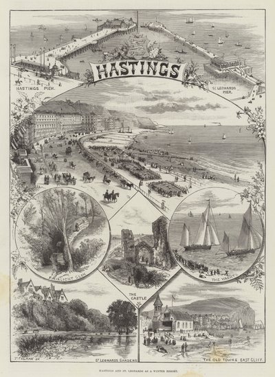 Hastings a St Leonards jako zimní středisko od Thomas Sulman