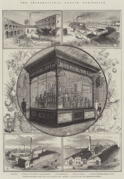 The International Health Exhibition, Cinned Provisions, Army and Navy Ratios, atd., Messers J Moir and Son, 148, Leadenhall-Street od Thomas Sulman