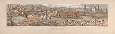 Sada čtyř: Full Cry. Londýn, hospoda. od Thos. McLean, 1824 od Thomas Sutherland