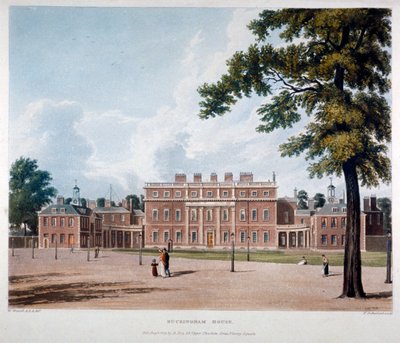 Buckingham House, Westminster, Londýn, 1819 od Thomas Sutherland
