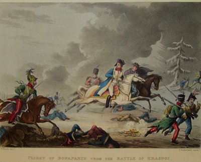 Útěk Bonaparta z bitvy u Krasnoje, 1815 od Thomas Sutherland