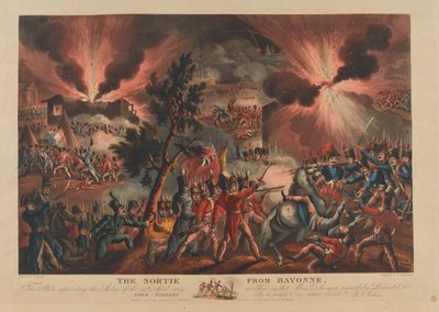 Výjezd z Bayonne, 1814 od Thomas Sutherland
