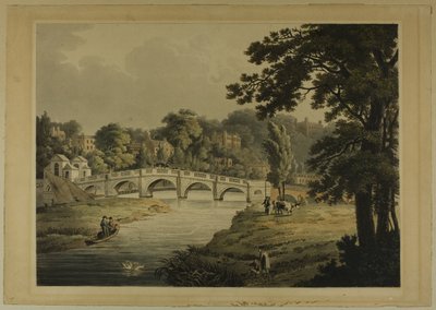 Pohled na Richmond z mostu od Thomas Sutherland